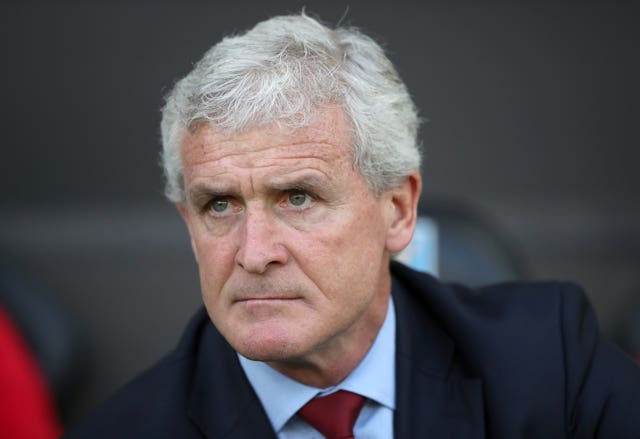 Mark Hughes was a happy man at the end of the game