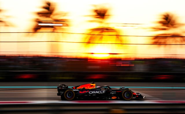 Red Bull driver Max Verstappen during the Abu Dhabi Grand Prix at the Yas Marina Circuit