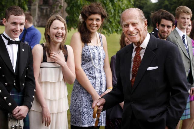 The duke at a DofE event