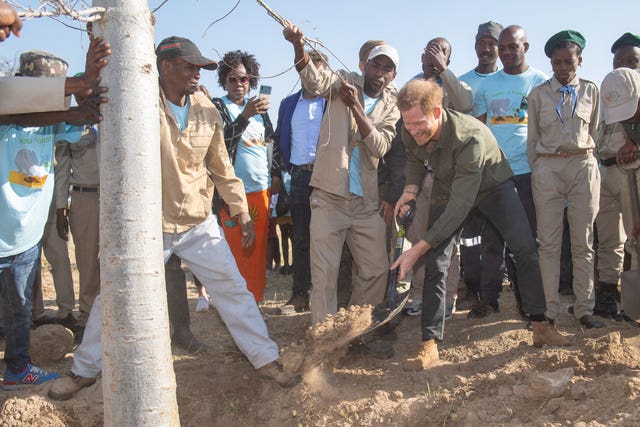 Royal visit to Africa