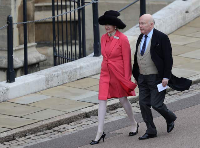 Emma Joy Kitchener and Julian Fellowes