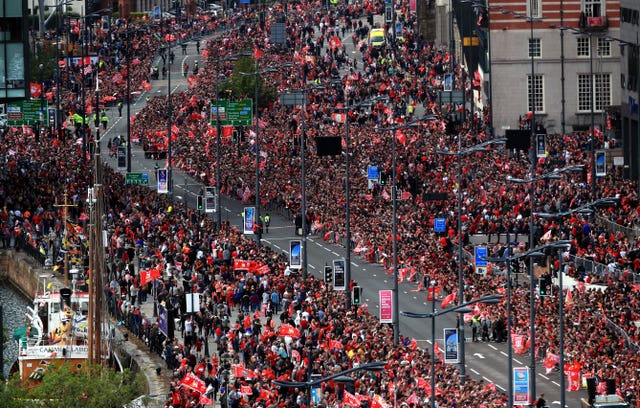 Liverpool Champions League Winners Parade