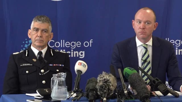 Chief Constable, Andy Marsh (left) and police and crime commissioner for Lancashire, Andrew Snowden