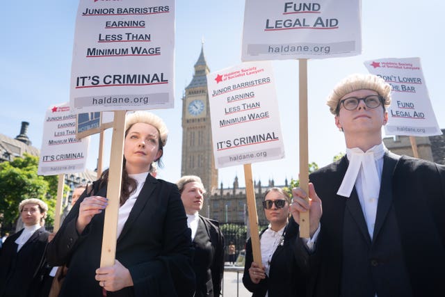 Criminal barristers strike action