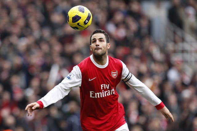 Cesc Fabgregas played over 300 times for Arsenal between 2003 and 2011