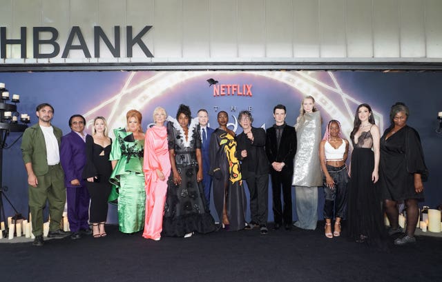 Cast members at the world premiere of The Sandman 