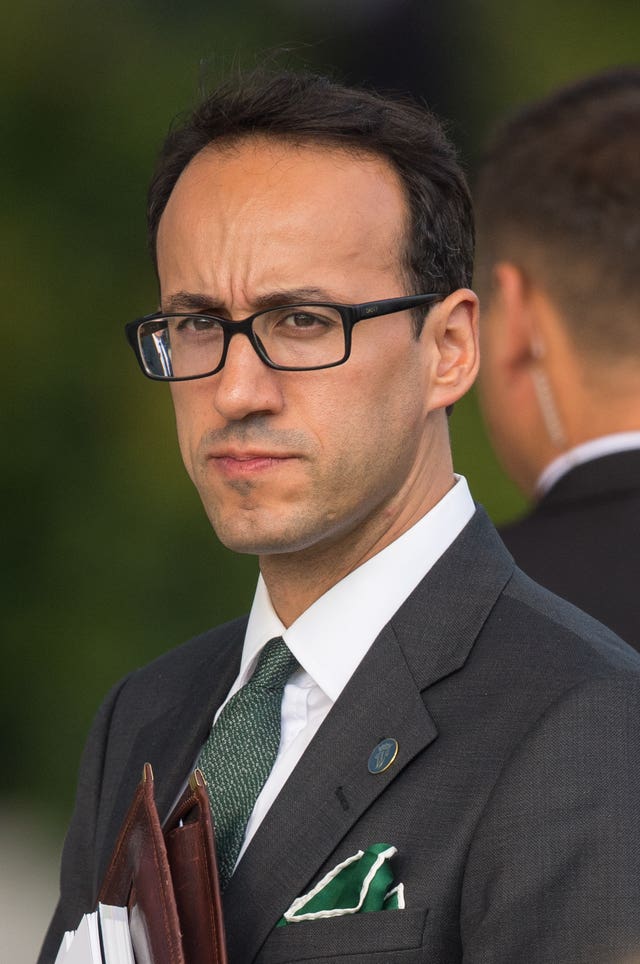 Duke of Cambridge’s private secretary Miguel Head (Dominic Lipinski/PA)