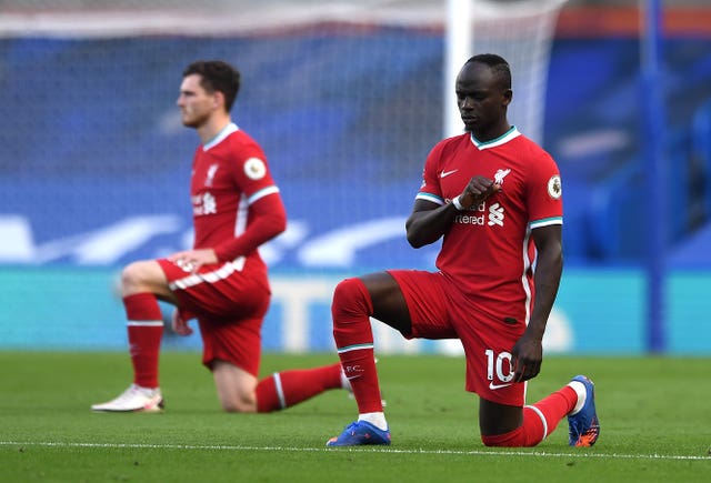 Players again took the knee ahead of Premier League games