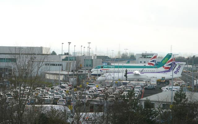 Planes at Belfast City Airport