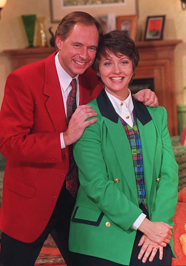 Nick Owen and Anne Diamond