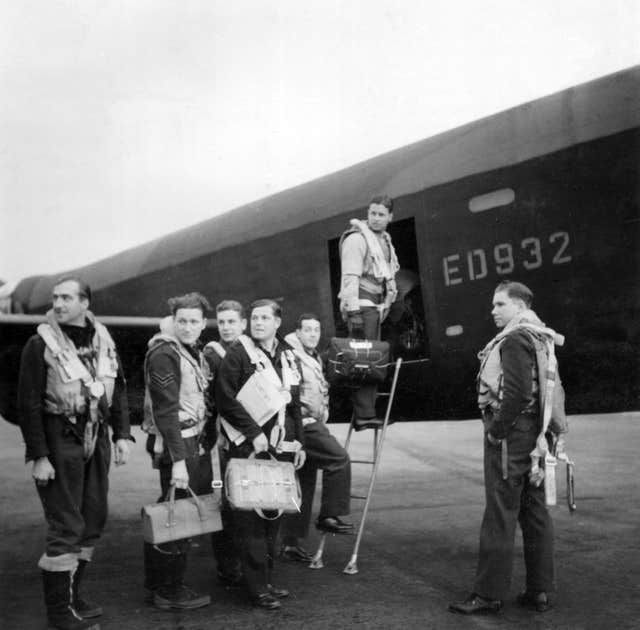 The Dambusters crews left from RAF Scampton, in Lincolnshire (MoD/PA)
