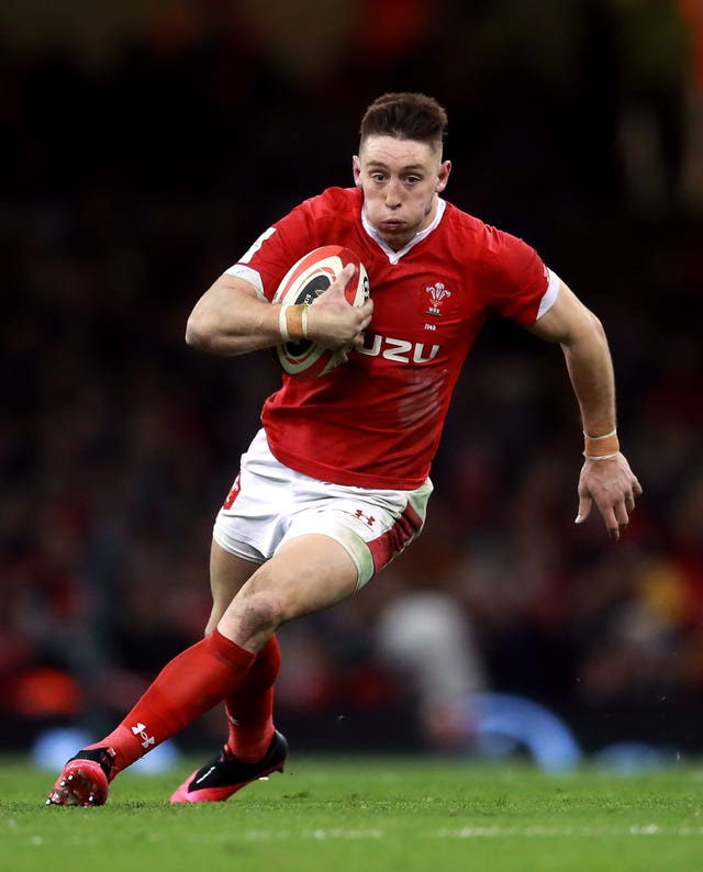 Wales back Josh Adams