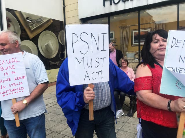 Fermanagh child sex abuse rally