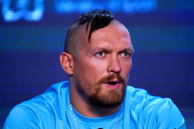 Usyk is the former undisputed world cruiserweight champion (Nick Potts/PA)