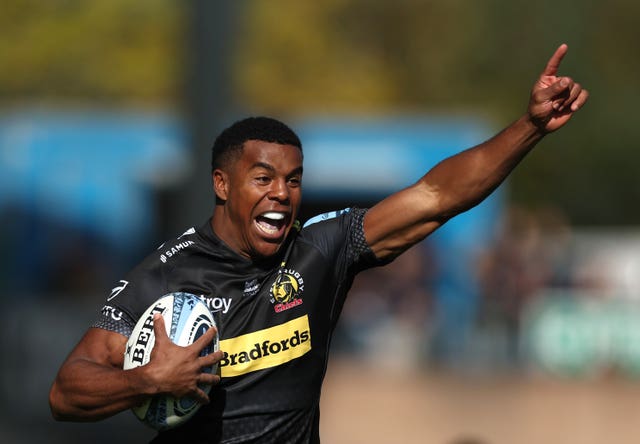 Exeter’s Immanuel Feyi-Waboso looks set to choose England over Wales (Steven Paston/PA)