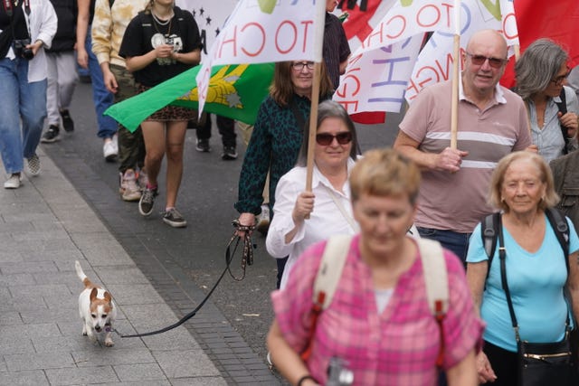 Cost of Living Coalition march
