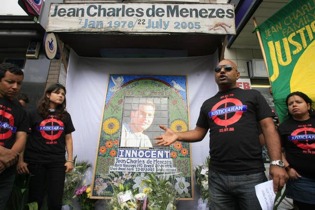 Fourth anniversary of Jean Charles De Menezes death