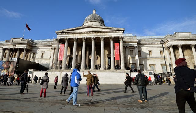 The National Gallery in Trafalgar Square 