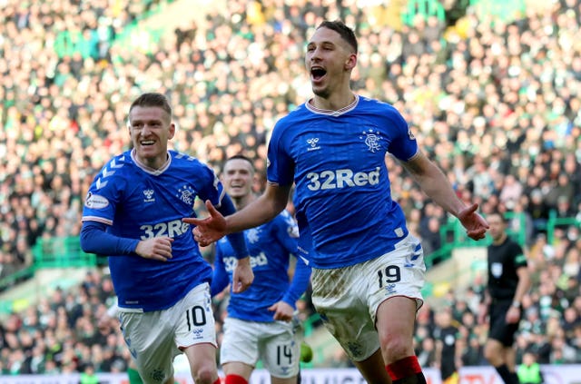 Steven Gerrard knows Katic (right) is desperate to return to action and play a part in Gers' title run-in 