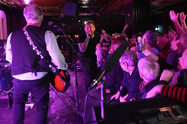 The Sex Pistols performing at The 100 Club