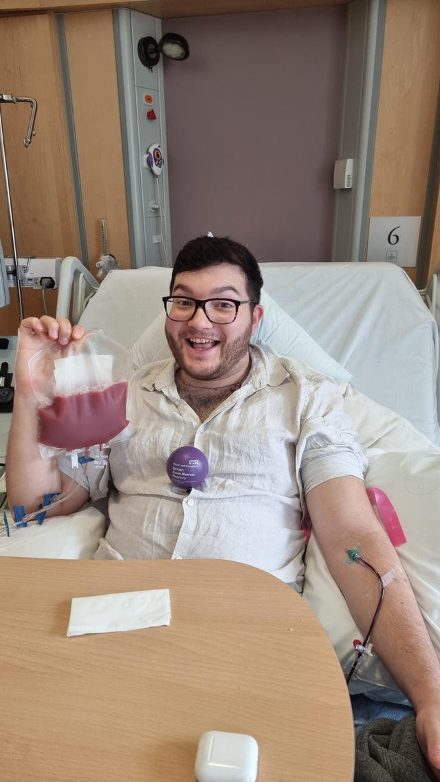 Francis Judd, a stem cell donor 