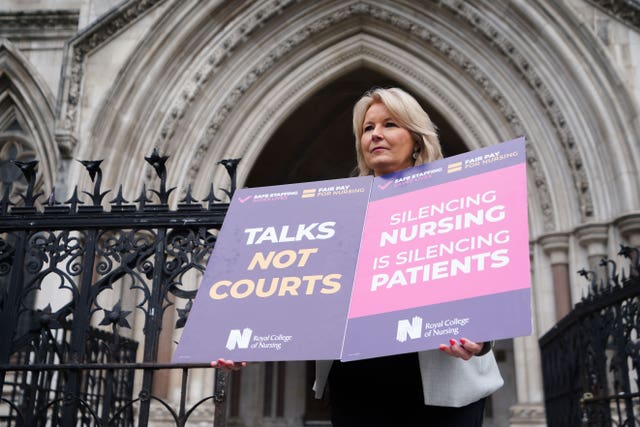 Nurses strike legal challenge