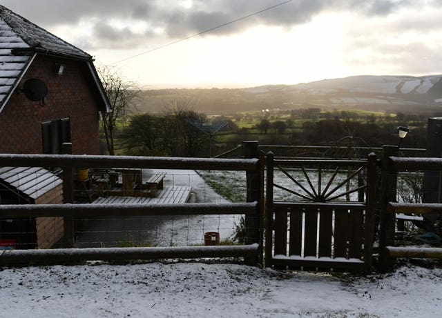 Snow in Llandrindod Wells