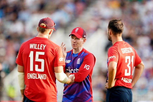 Eoin Morgan, pictured, has been backed to end his lean form with the bat by Willey (Zac Goodwin/PA)