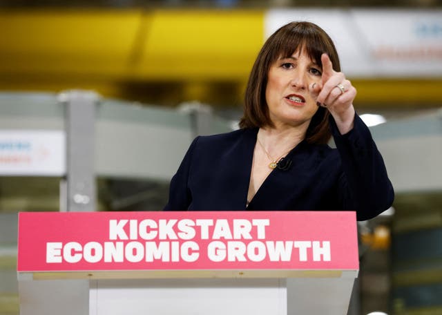 Chancellor Rachel Reeves speaks at Siemens Healthineers in Eynsham, near Oxford, on Wednesday