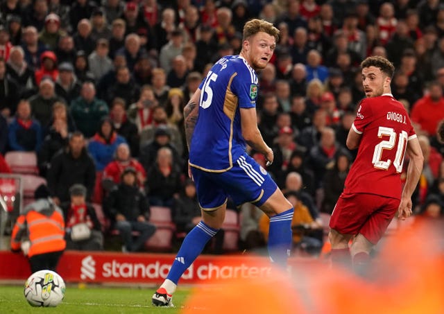 Diogo Jota (right) grabbed Liverpool's third