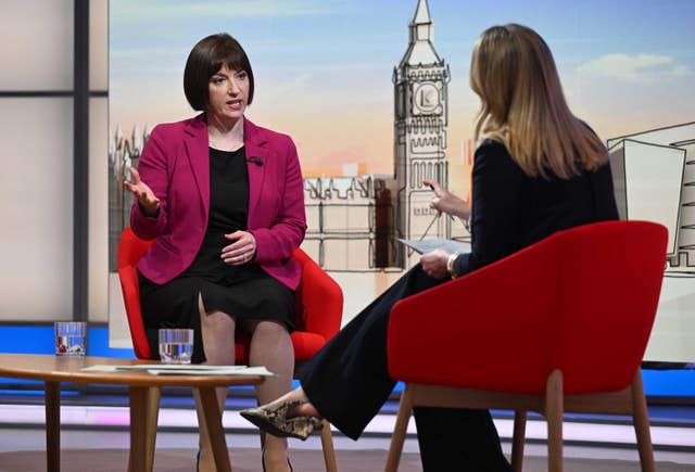 Education Secretary Bridget Phillipson (left) appeared on the BBC1 current affairs programme, Sunday with Laura Kuenssberg