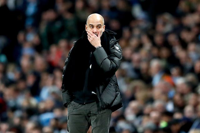 Manchester City sit 14 points off Premier League leaders Liverpool 