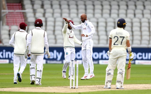 Roston Chase did the early damage for West Indies 