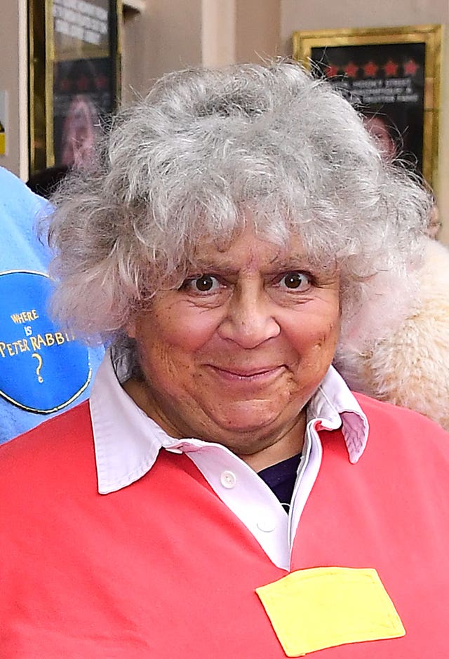 Miriam Margolyes smiling