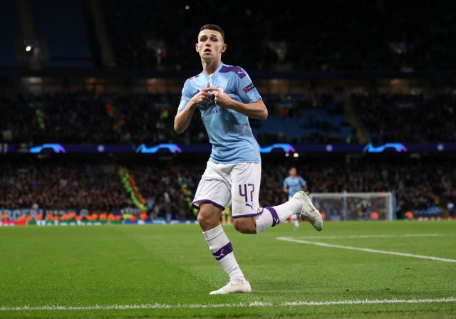 Phil Foden scored for Manchester City on Tuesday night