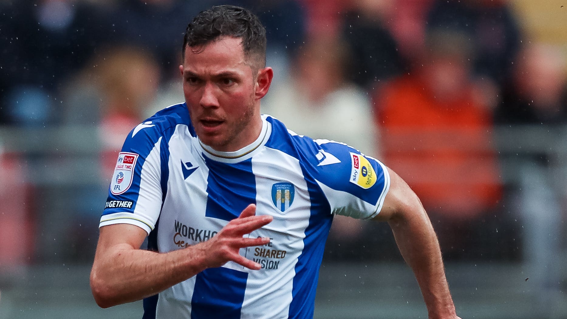 Tom Hopper bagged a brace as Colchester beat Crawley (Rhianna Chadwick/PA)