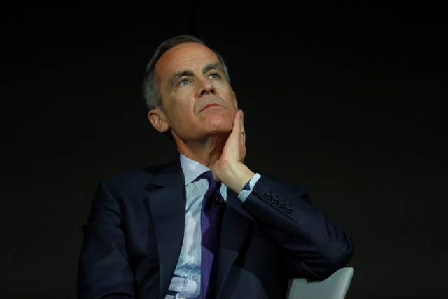 Mark Carney has said interest rates will have to rise to meet inflation targets (Peter Nicholls/PA) 