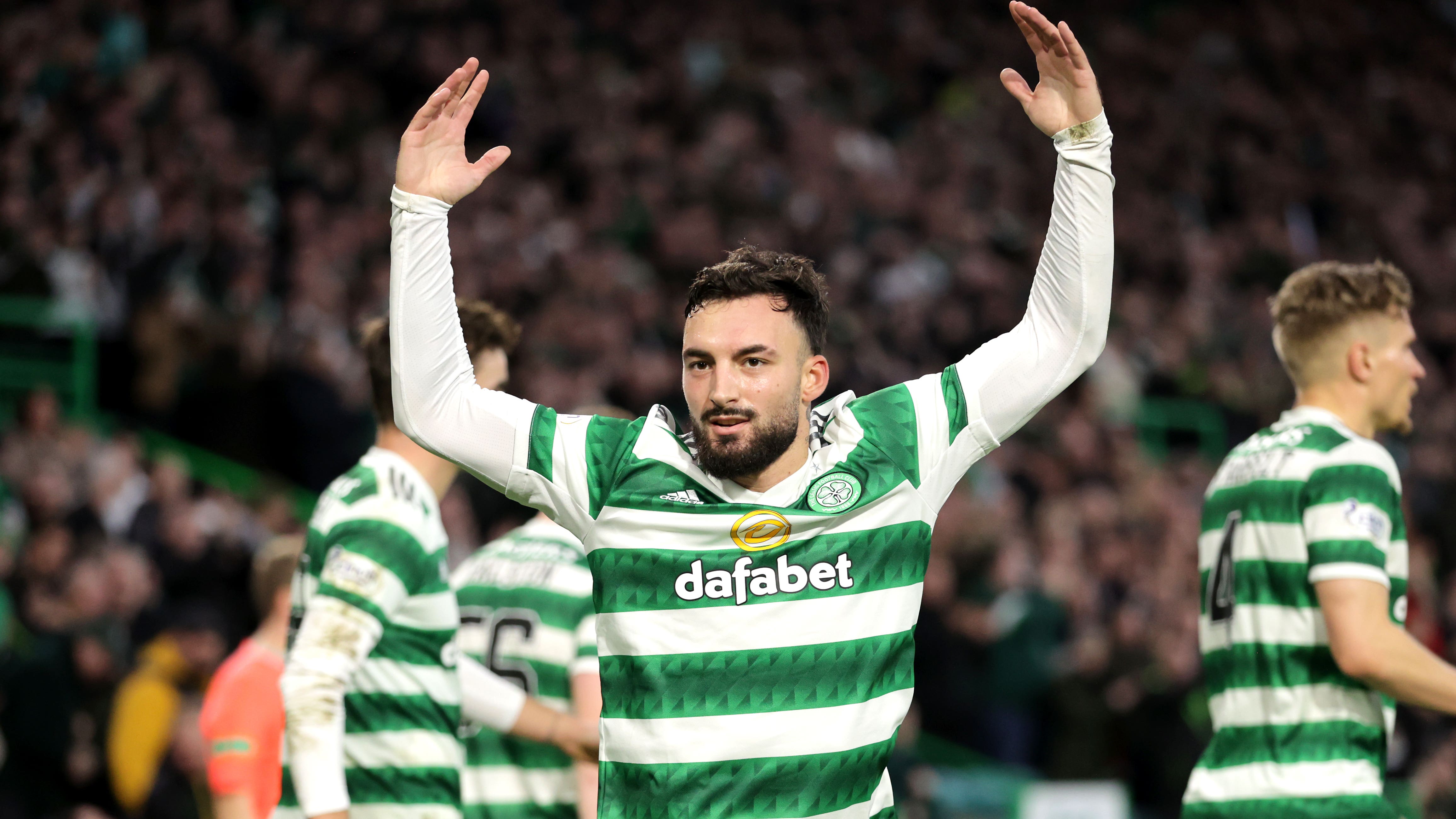 Sead Haksabanovic scored the winner for Celtic (Steve Welsh/PA)