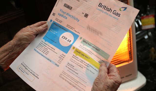 Bills could be subsidised for vulnerable customers (PA)