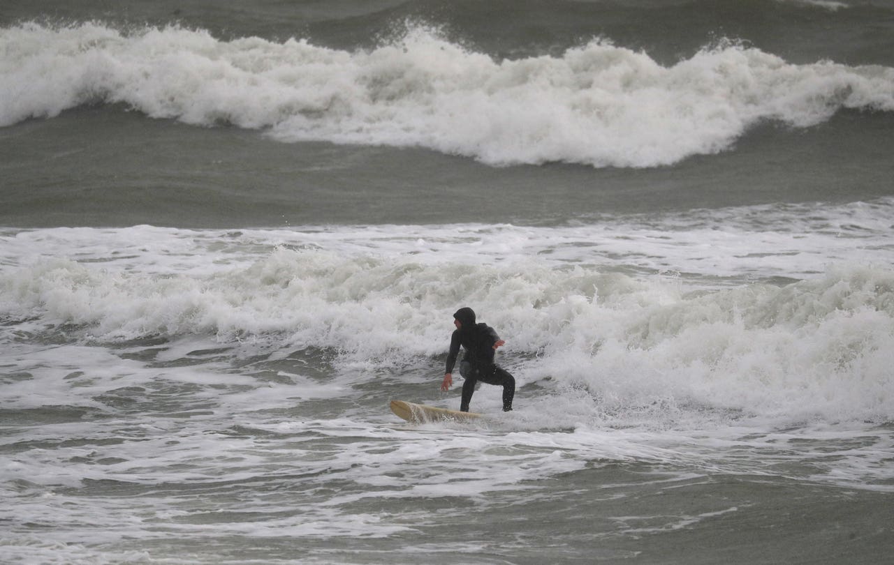 In Pictures Surf’s up in Dorset as wave riders brave the elements
