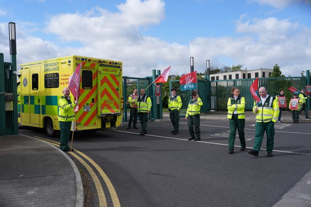 National Ambulance Service industrial action