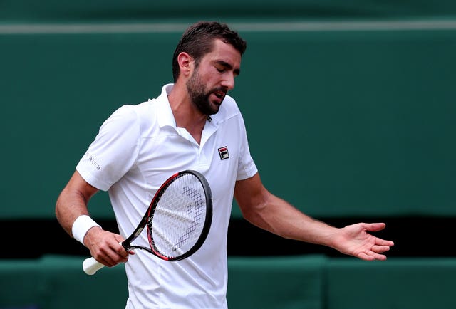 Marin Cilic's final against Roger Federer last year did not go to plan