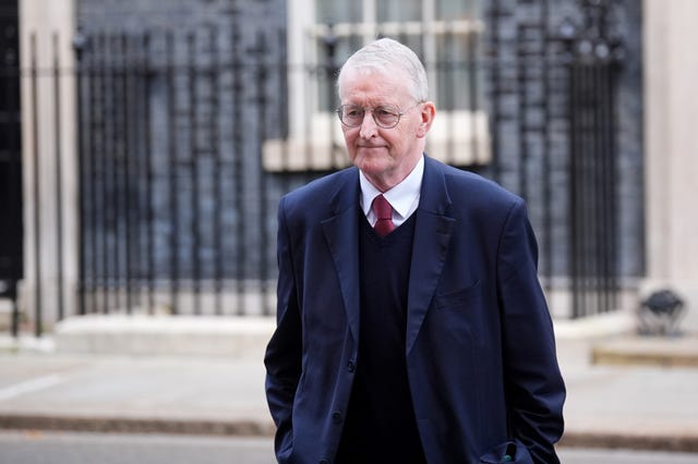 Hilary Benn in Downing Street