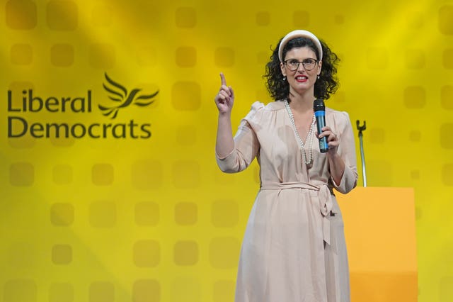 Layla Moran at Liberal Democrat conference 2023