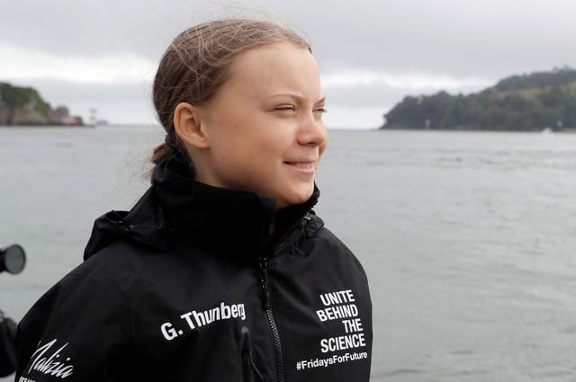 Greta Thunberg sails to the US