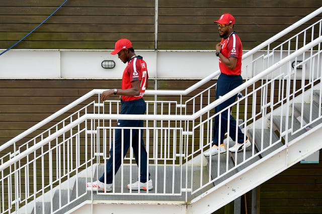 Jofra Archer (left) and Chris Jordan (right) have both made the switch from Barbados to the England team.