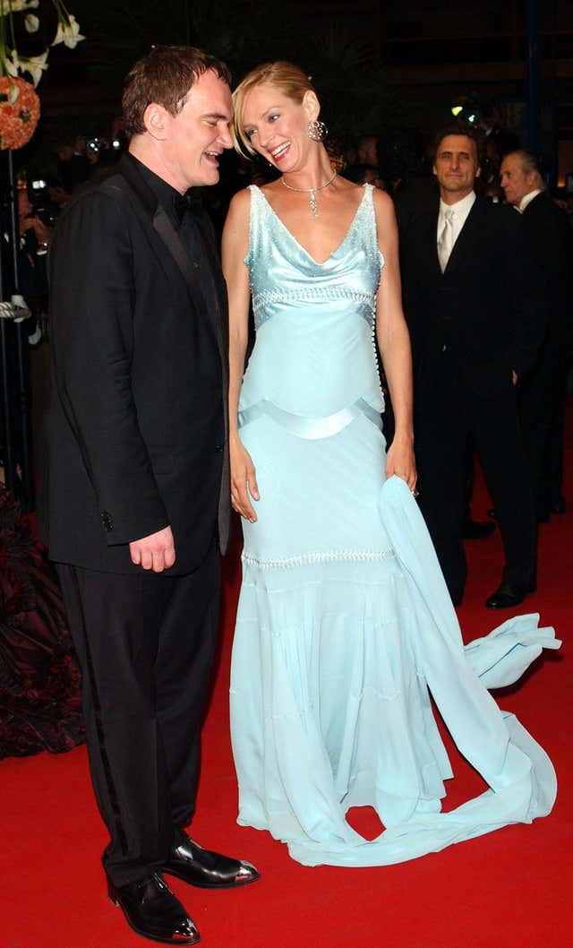 Tarantino & Thurman Cannes 2004