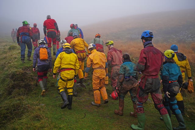 Ogof Ffynnon Ddu cave rescue