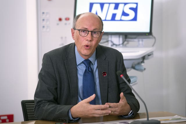 NHS England national medical director, Professor Stephen Powis