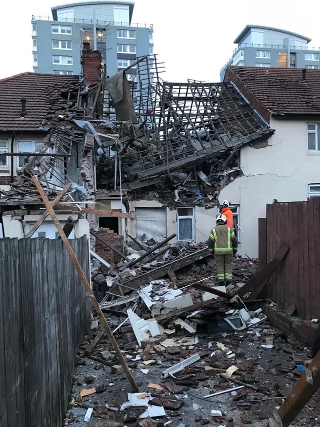 Property damaged in explosion
